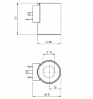 Coil 26VDC 24W fi19 h = 51mm